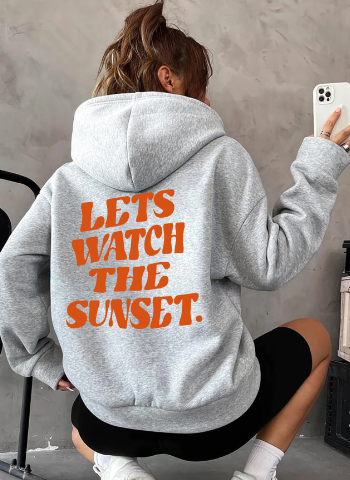 Multicolor Hooded Sweatshirt - New Healthy Fabric